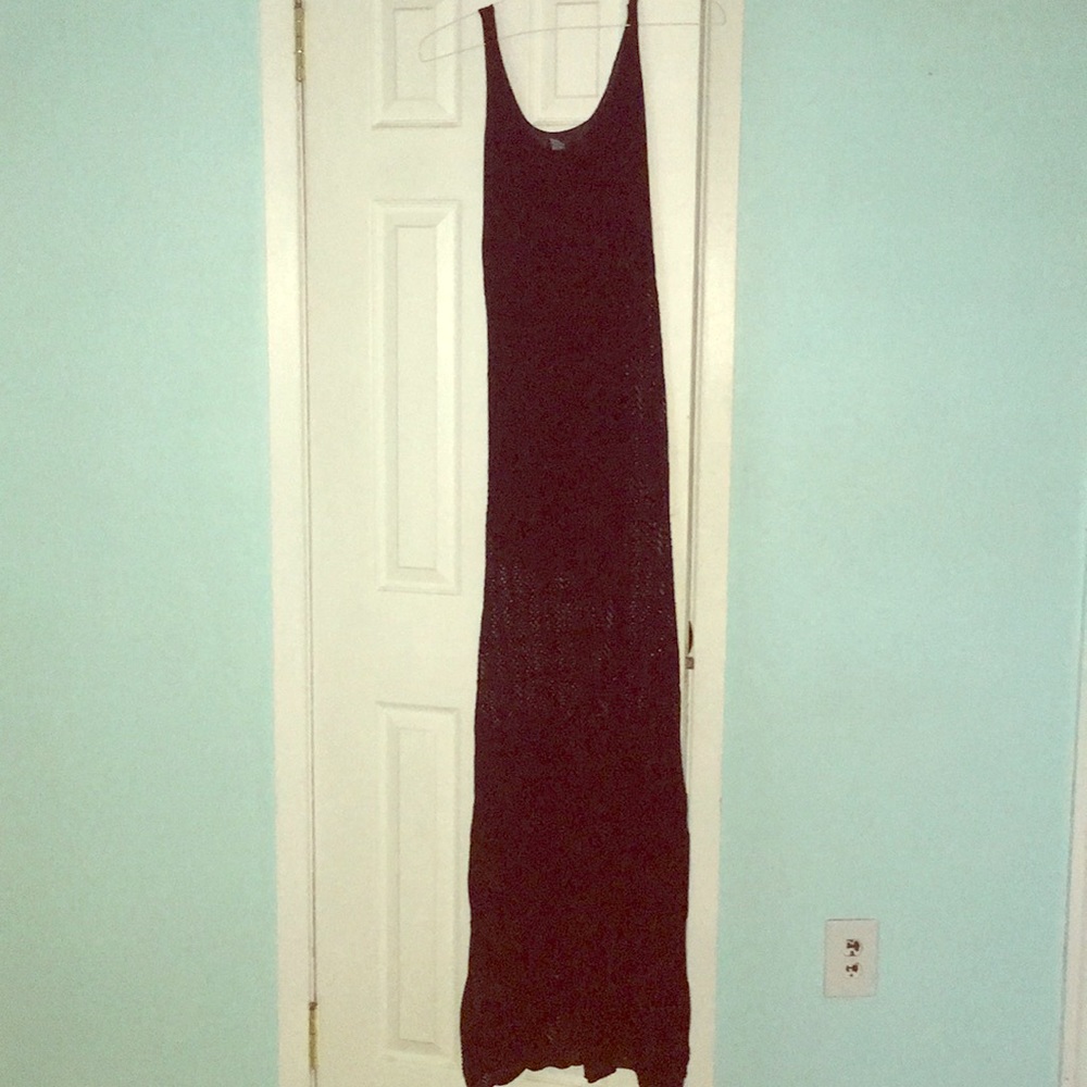 BEBE maxi lace dress